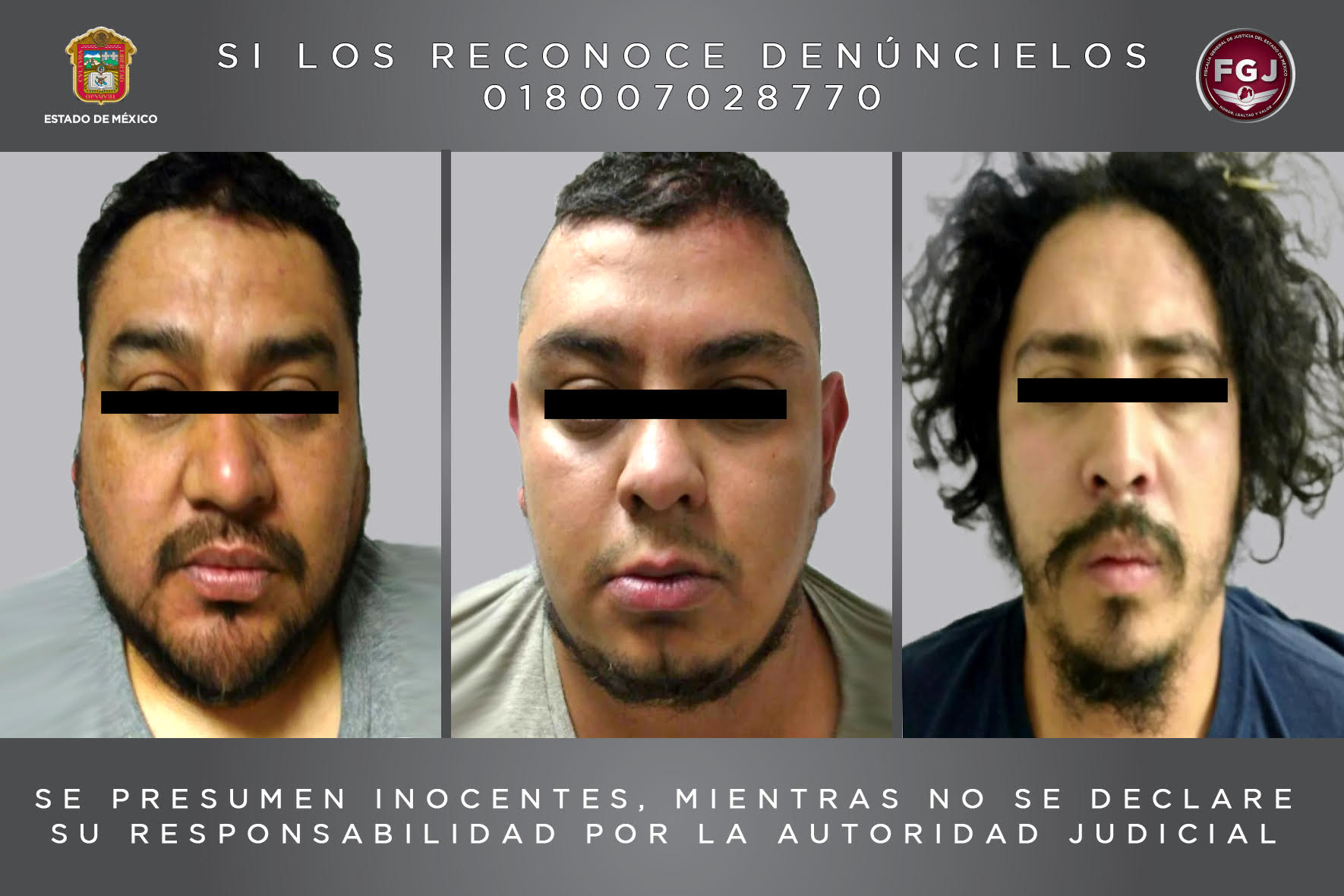 Vinculan a proceso a tres sujetos por el delito de extorsión en Toluca