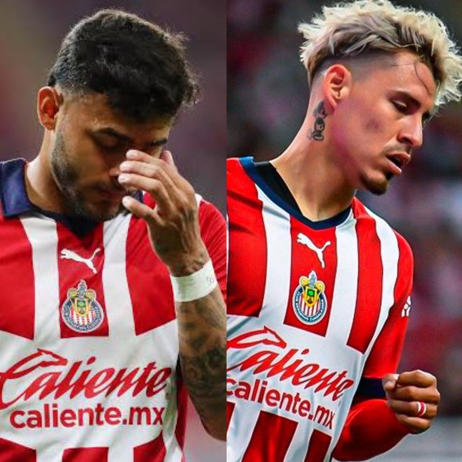 Chivas separa del plantel a Alexis Vega Chicote Calderón y Raúl