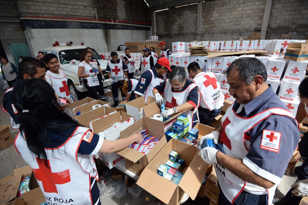 Entrega Cruz Roja Edomex 252 toneladas de ayuda humanitaria a ...
