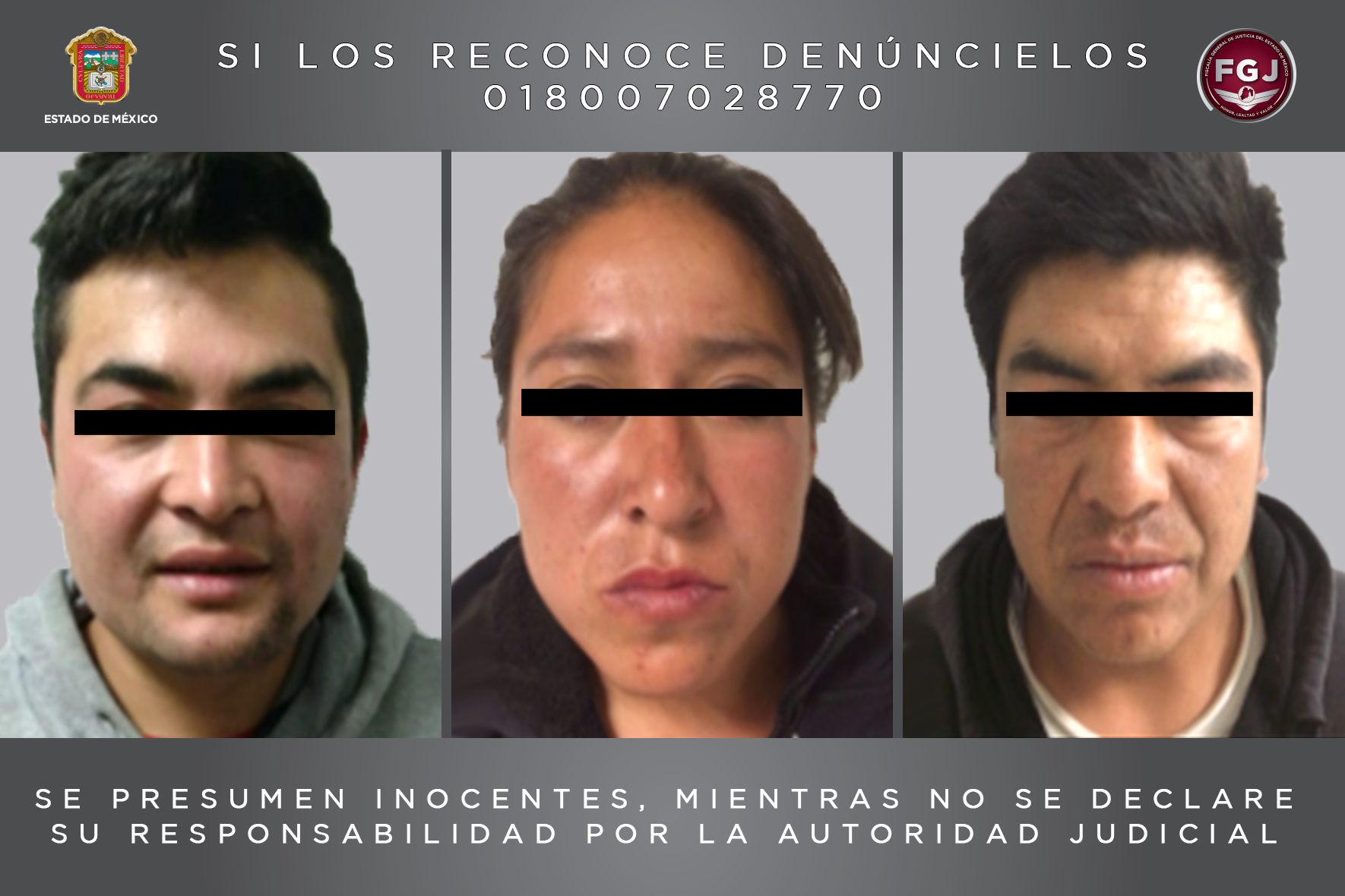 Libera FGJEM a víctima de secuestro y detiene a tres personas ...